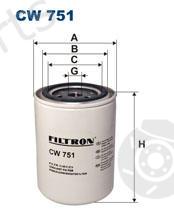  FILTRON part CW751 Coolant Filter
