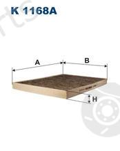  FILTRON part K1168A Filter, interior air