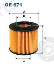  FILTRON part OE671 Oil Filter