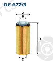  FILTRON part OE672/3 (OE6723) Oil Filter