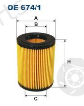  FILTRON part OE674/1 (OE6741) Oil Filter