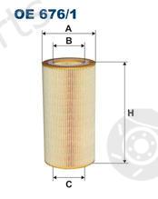  FILTRON part OE676/1 (OE6761) Oil Filter