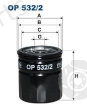  FILTRON part OP532/2 (OP5322) Oil Filter