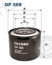  FILTRON part OP569 Oil Filter