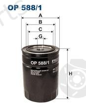  FILTRON part OP588/1 (OP5881) Oil Filter