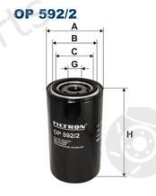  FILTRON part OP592/2 (OP5922) Oil Filter