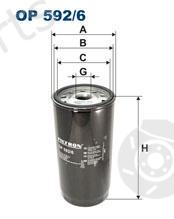  FILTRON part OP592/6 (OP5926) Oil Filter