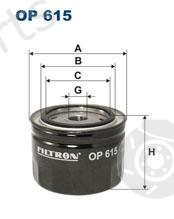  FILTRON part OP615 Oil Filter