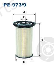  FILTRON part PE973/9 (PE9739) Fuel filter