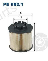  FILTRON part PE982/1 (PE9821) Fuel filter