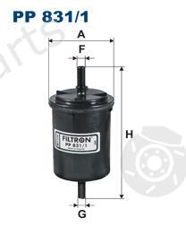  FILTRON part PP831/1 (PP8311) Fuel filter