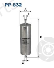  FILTRON part PP832 Fuel filter