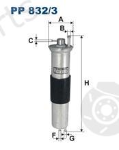  FILTRON part PP832/3 (PP8323) Fuel filter
