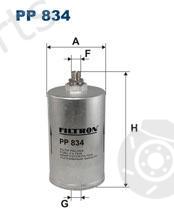  FILTRON part PP834 Fuel filter