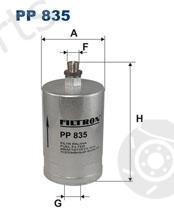  FILTRON part PP835 Fuel filter