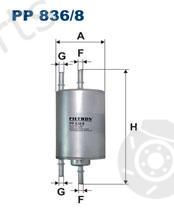  FILTRON part PP836/8 (PP8368) Fuel filter