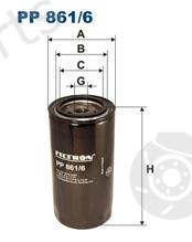  FILTRON part PP861/6 (PP8616) Fuel filter