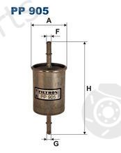  FILTRON part PP905 Fuel filter