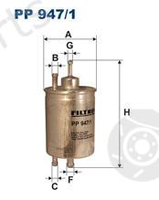 FILTRON part PP947/1 (PP9471) Fuel filter