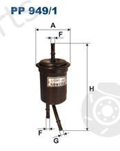  FILTRON part PP949/1 (PP9491) Fuel filter