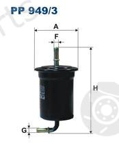  FILTRON part PP949/3 (PP9493) Fuel filter