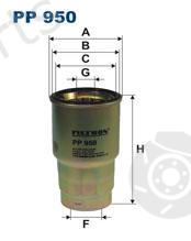  FILTRON part PP950 Fuel filter