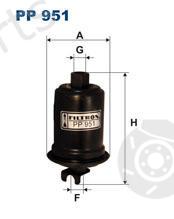  FILTRON part PP951 Fuel filter