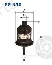  FILTRON part PP952 Fuel filter