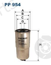  FILTRON part PP954 Fuel filter