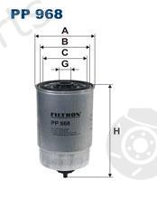  FILTRON part PP968 Fuel filter