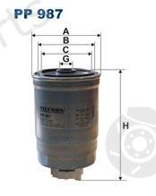  FILTRON part PP987 Fuel filter