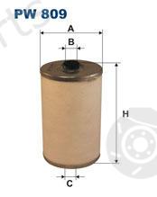  FILTRON part PW809 Fuel filter