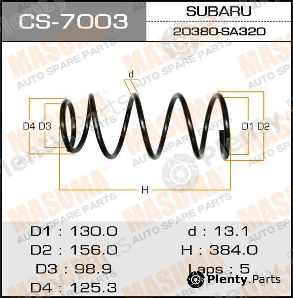  MASUMA part CS7003 Replacement part