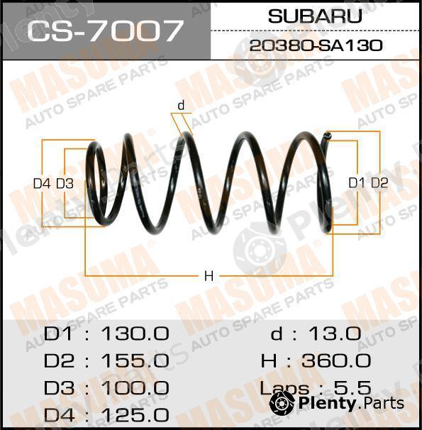  MASUMA part CS7007 Replacement part