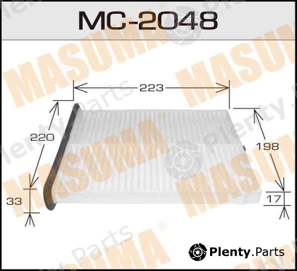 MASUMA part MC-2048 (MC2048) Cabin Air Filter Mazda 3/6/CX-5