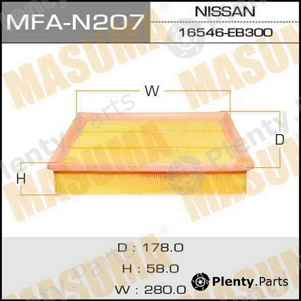  MASUMA part MFA-N207 (MFAN207) Replacement part