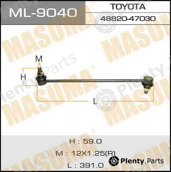  MASUMA part ML-9040 (ML9040) Replacement part
