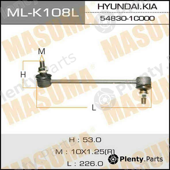  MASUMA part ML-K108L (MLK108L) Replacement part