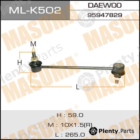  MASUMA part ML-K502 (MLK502) Replacement part