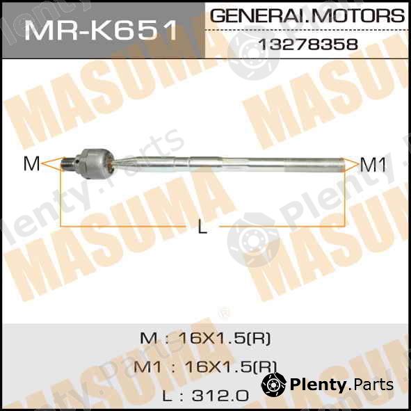  MASUMA part MR-K651 (MRK651) Replacement part