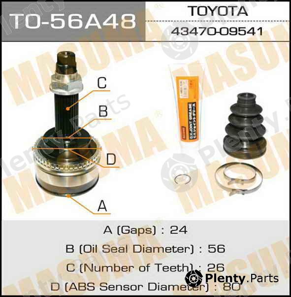  MASUMA part TO-56A48 (TO56A48) Replacement part