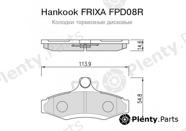  HANKOOK part FPD08R Replacement part