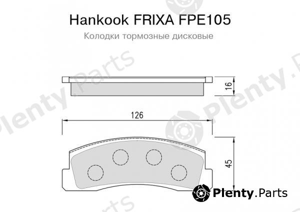  HANKOOK part FPE105 Replacement part