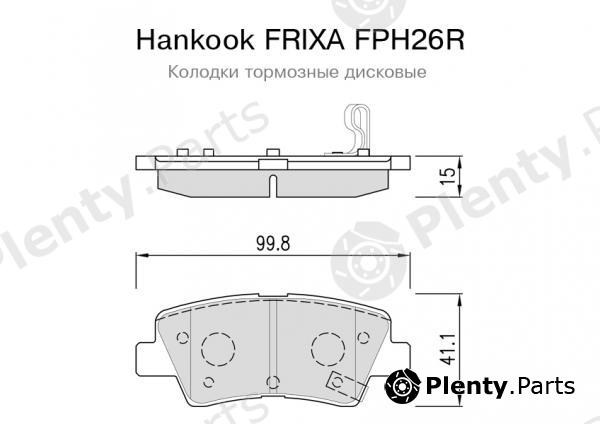  HANKOOK part FPH26R Replacement part