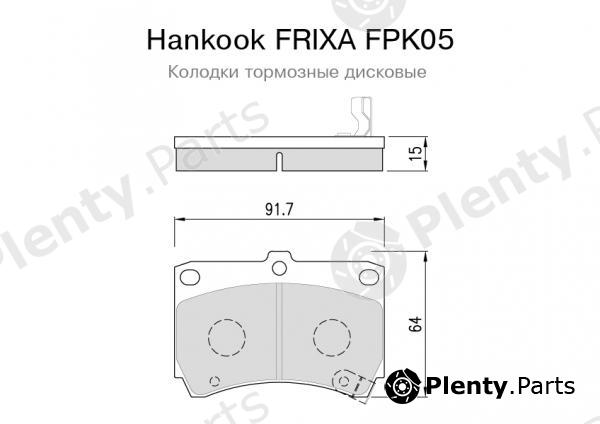  HANKOOK part FPK05 Replacement part