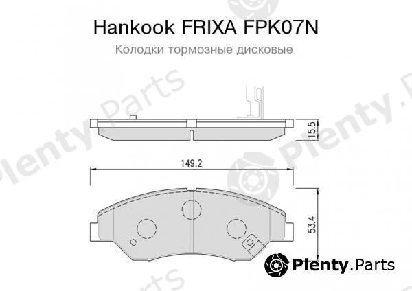  HANKOOK part FPK07N Replacement part