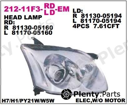  DEPO part 212-11F3R-LD-EM (21211F3RLDEM) Replacement part