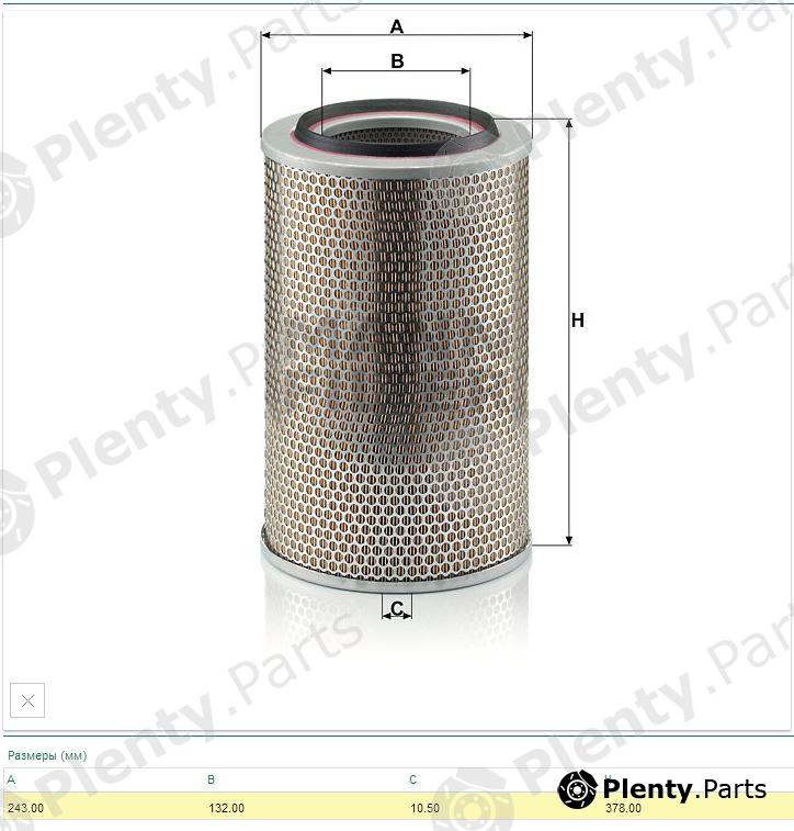  MANN-FILTER part C24508 Air Filter