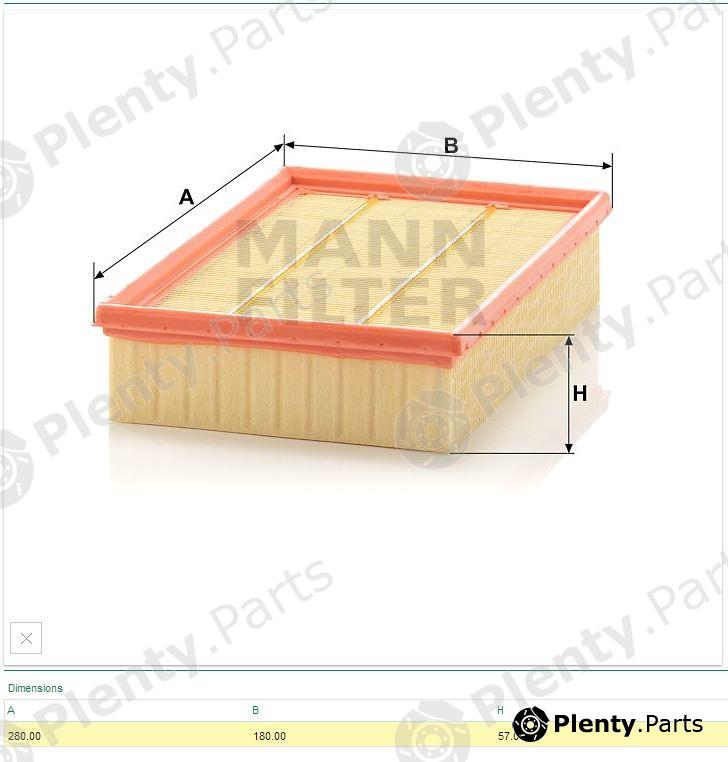  MANN-FILTER part C28100 Air Filter