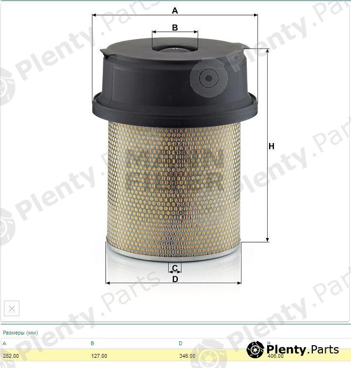  MANN-FILTER part C291219/1 (C2912191) Air Filter